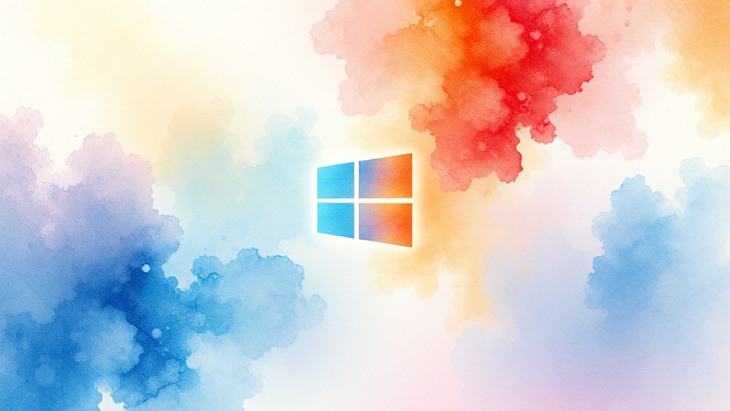 윈도우 11 로컬 계정 설치: 인터넷 없이 완벽 설정 가이드 5 Microsoft 계정 요구 우회하기 (watercolor 스타일)