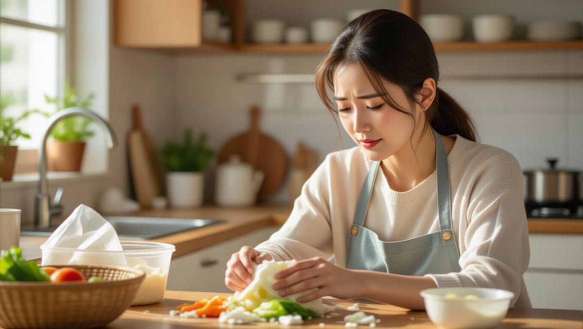 음식물 쓰레기 꿈, 무엇을 상징할까? 상황별 해몽 총정리 4 🧹 음식물 쓰레기를 '치우거나 줍는' 꿈의 의미