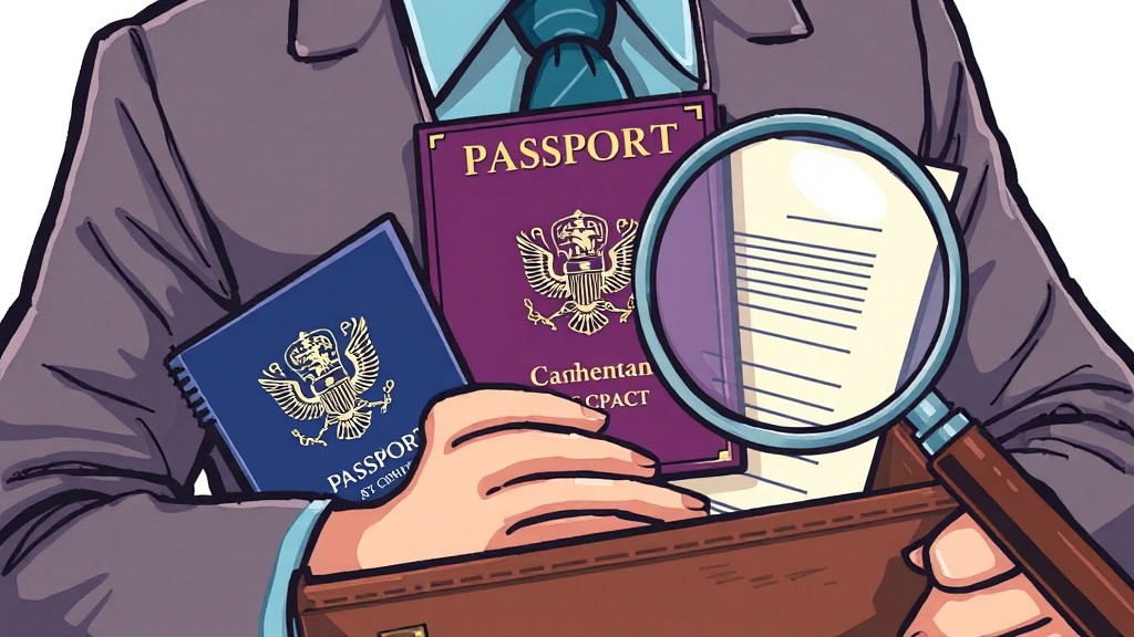 E7 비자, 필요 서류는? (cartoon 스타일)