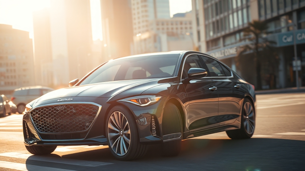 제네시스 중고차 구매/판매 전략 (realistic 스타일)