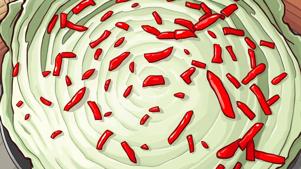 맛있는 김장김치, 황금비율 레시피 (illustration 스타일)