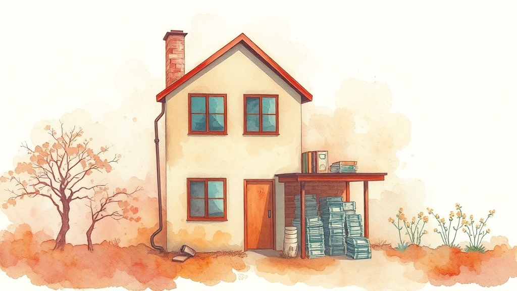 월세 세액공제 대상 조건 (watercolor 스타일)