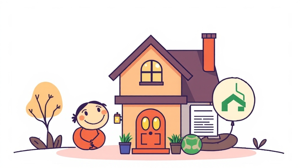 월세 세액공제 신청 방법 (cartoon 스타일)