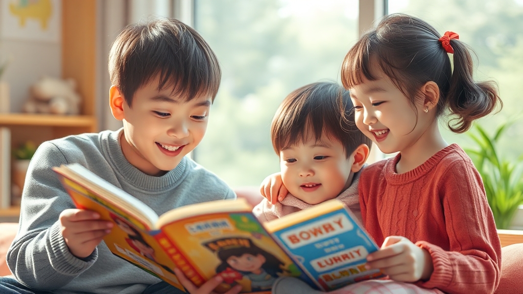 다자녀 교육지원포인트 활용 (realistic 스타일)