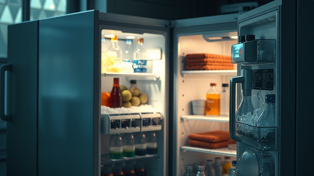 냉장 성능 및 에너지 효율 (realistic 스타일)