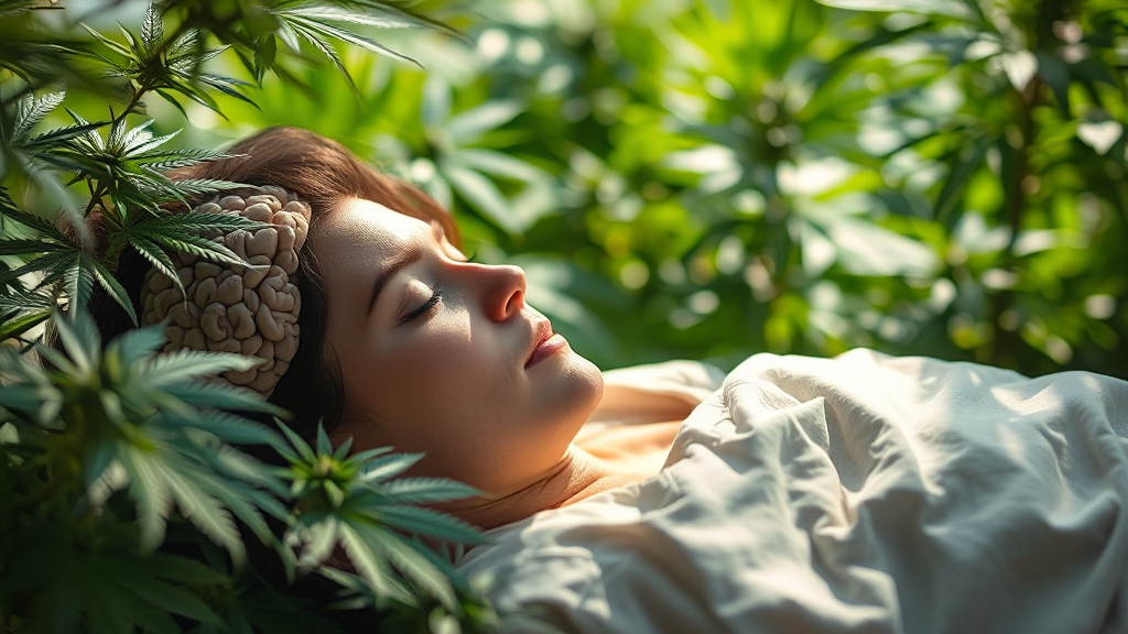 카나비스의 놀라운 효능 (realistic 스타일)