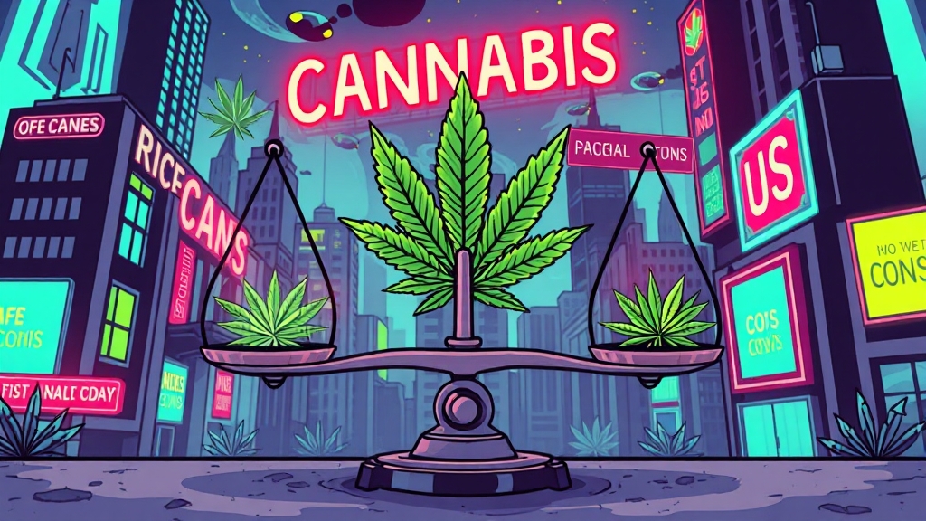 카나비스 관련 법규 현황 (cartoon 스타일)