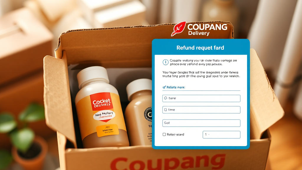 쿠팡 고객센터 완벽 가이드: 전화번호, 운영시간, 상담원 연결, 주문/배송, 환불, 와우 멤버십 해지, 개인정보 유출 대처 6 환불/반품 절차 안내 (realistic 스타일)