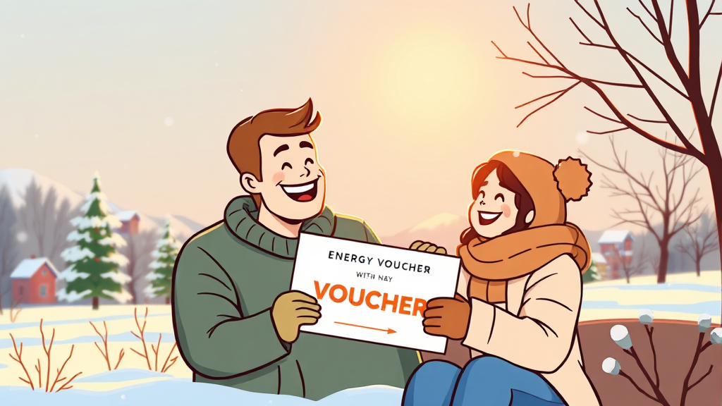 2025년 에너지바우처 & 사랑ON 난방비 총정리: 신청자격부터 중복 가능성까지! 2 에너지바우처란? (illustration 스타일)