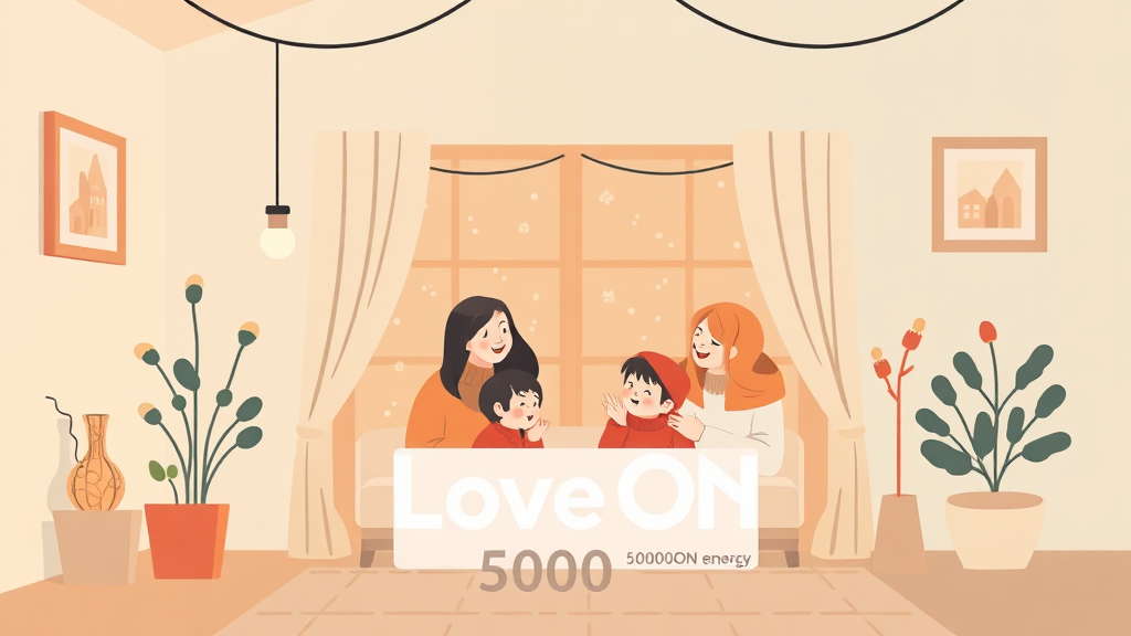 2025년 에너지바우처 & 사랑ON 난방비 총정리: 신청자격부터 중복 가능성까지! 3 사랑ON 난방비 지원 사업 (illustration 스타일)