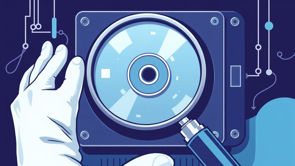 CHKDSK 실행 이유 및 필요성 (illustration 스타일)