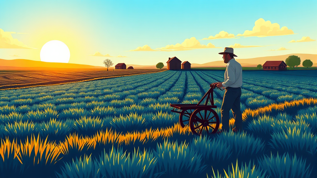 상속 농지 양도소득세 핵심 개요 (cartoon 스타일)