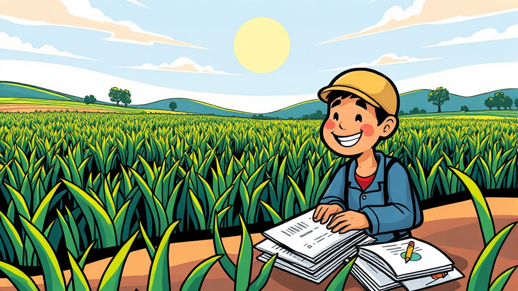 자경농지 감면 신청 A to Z: 필요 서류 완벽 정리 (cartoon 스타일)