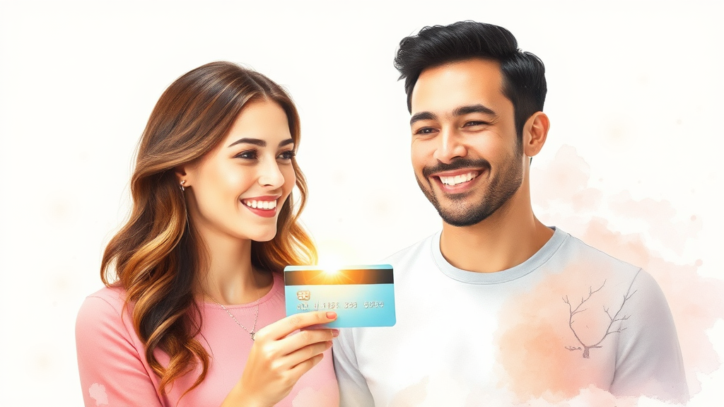 배우자 신용카드 소득공제 핵심 요약 (watercolor 스타일)