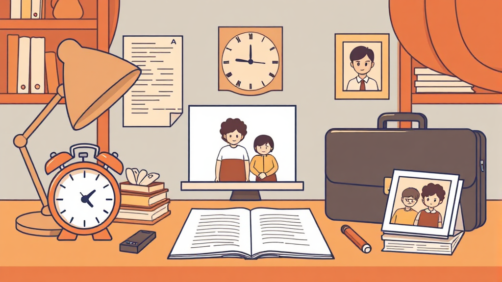 상속세 신고 기한 및 절차 (illustration 스타일)