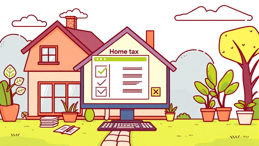 상속세 셀프 신고 방법 및 주의사항 (cartoon 스타일)