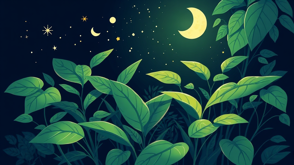 동물성 vs 식물성 멜라토닌 비교 (illustration 스타일)