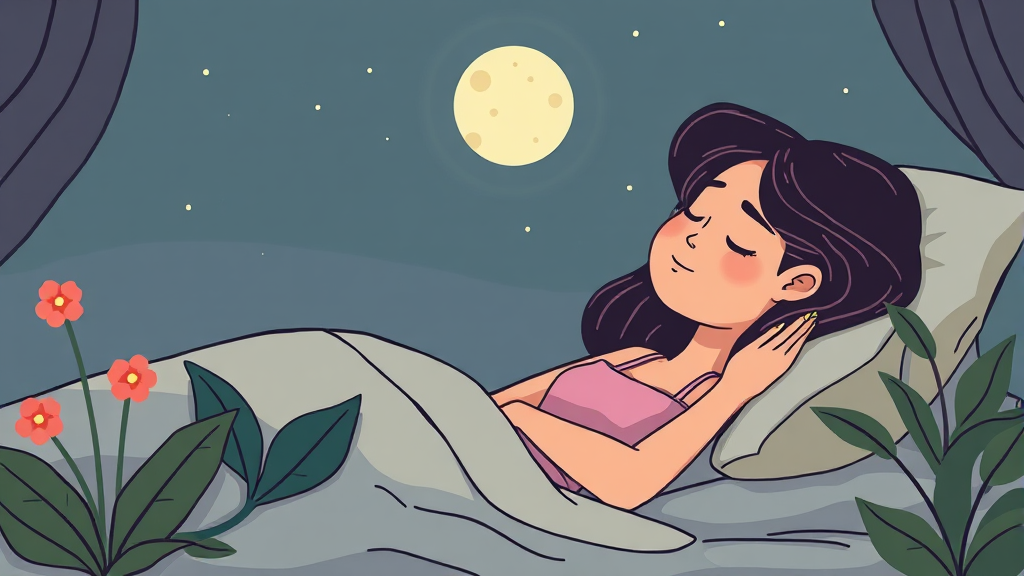 식물성 멜라토닌 제품 선택 기준 및 후기 (cartoon 스타일)