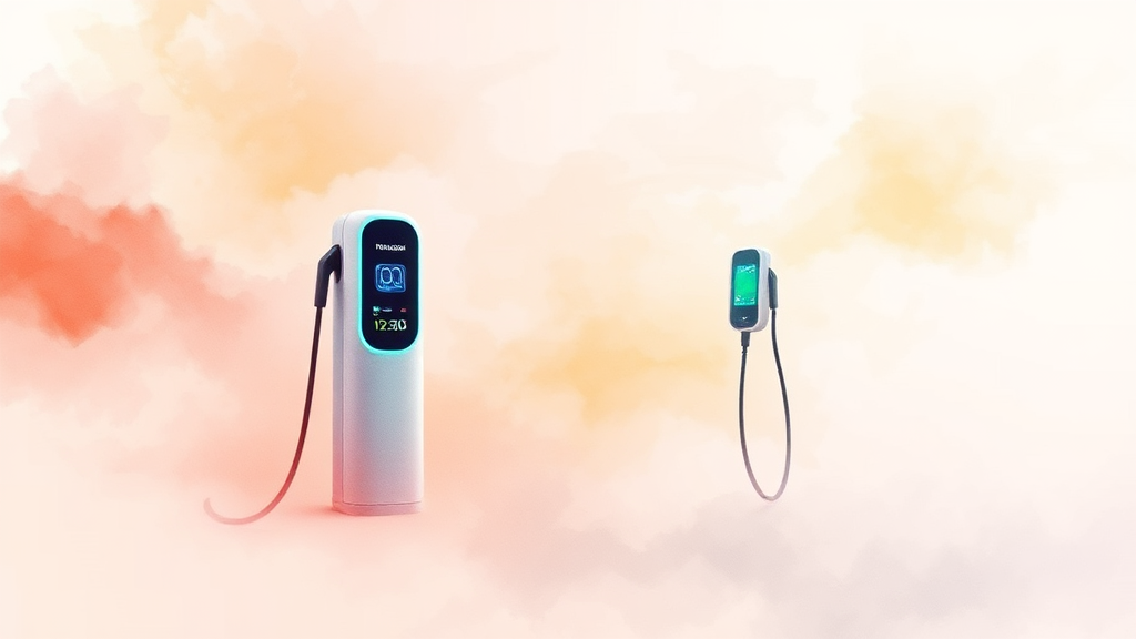 아이오닉9, 충전은 얼마나 빠를까? (watercolor 스타일)