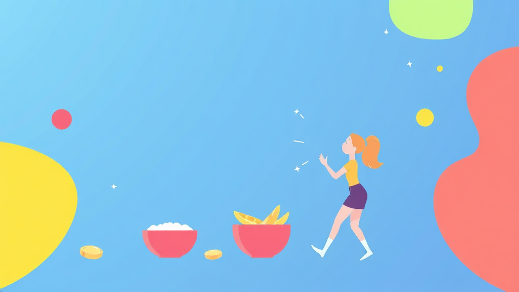 알파리포산의 효능: 다이어트 효과는? (illustration 스타일)