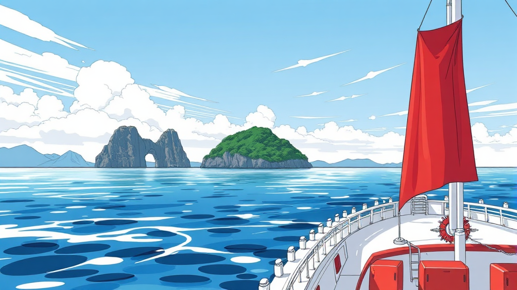 홍도 배편 예약: 방법 & 주의사항 (illustration 스타일)