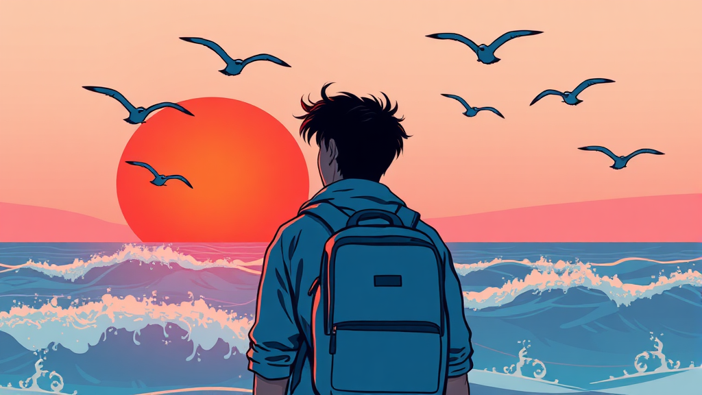 홍도 여행 팁: 준비물 & 유의사항 (illustration 스타일)