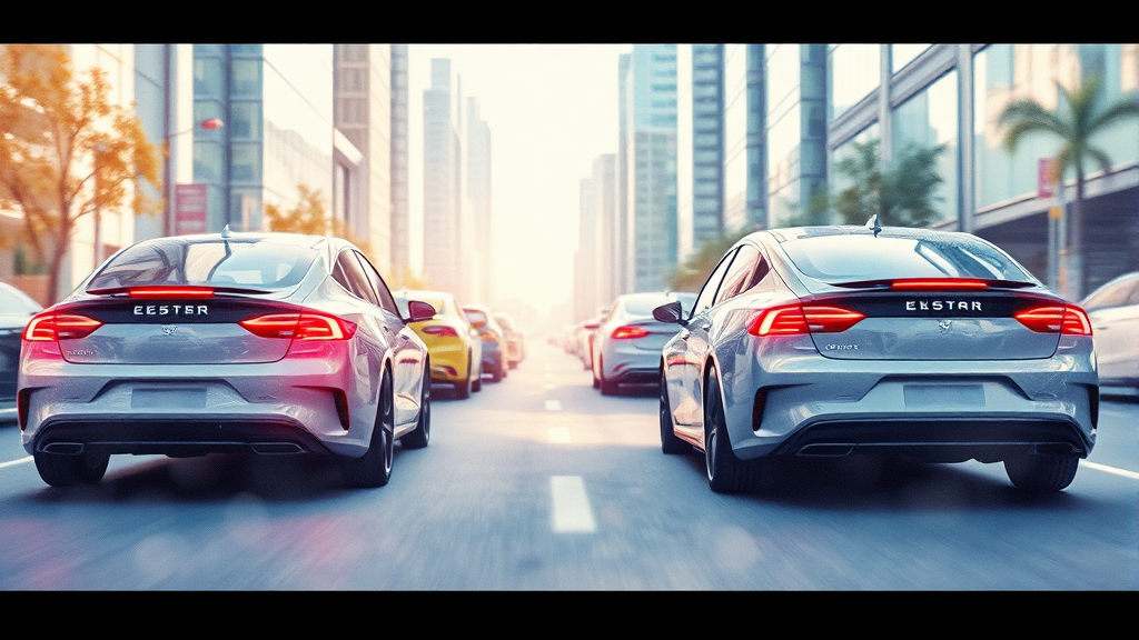 전기차 vs 수소차, 나에게 맞는 차는? (watercolor 스타일)