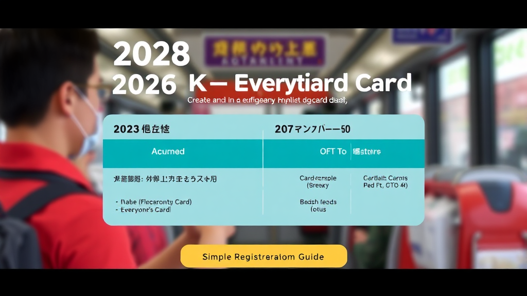 '모두의 카드', 어떻게 신청할까? (realistic 스타일)