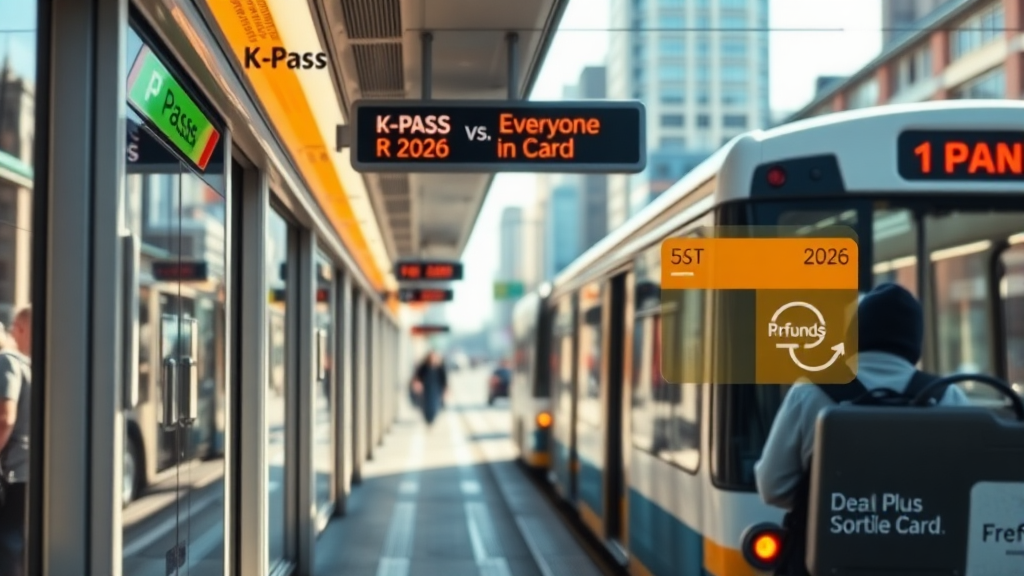 2026 모두의 카드 완벽 분석: K-패스 비교, 혜택, 신청, 사용법 총정리 7 K-패스 플러스 vs 모두의 카드 (realistic 스타일)