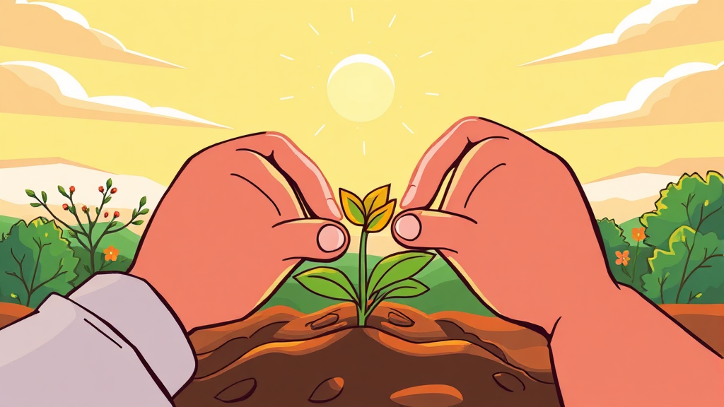 저소득층 지원, 생활 안정 및 자립 (cartoon 스타일)