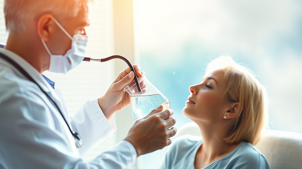 분비성 설사 A to Z: 원인, 증상, 진단, 치료, 식단, 예방 완벽 가이드 6 분비성 설사의 치료 (watercolor 스타일)