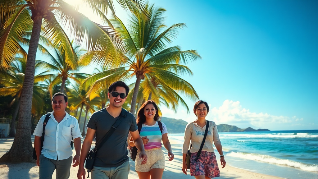 12월 오키나와 날씨 및 옷차림 (realistic 스타일)