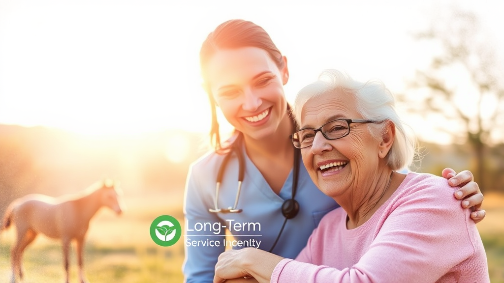 종사자 처우 개선 노력 (watercolor 스타일)