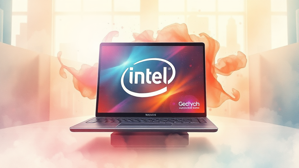 성능 분석: 인텔 코어 울트라 (watercolor 스타일)