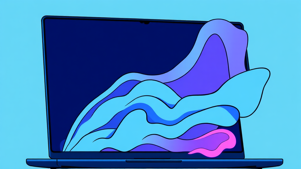 발열 관리 및 배터리 성능 (cartoon 스타일)