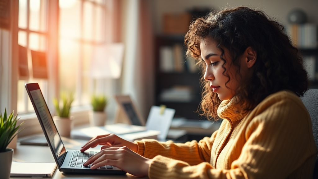 신청 방법, 어렵지 않아요! (realistic 스타일)