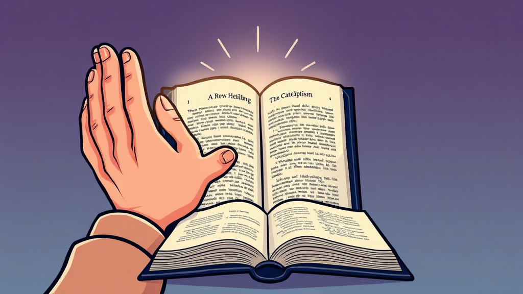 하이델베르크 요리문답과 함께하는 주기도문 묵상: 깊이 있는 이해와 적용 6 묵상을 통한 깊이 있는 이해 (cartoon 스타일)