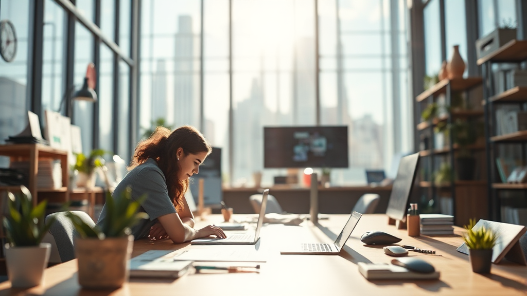 노션 AI 핵심 기능: 요약, 번역, 자동 채우기로 업무 효율 극대화 7 노션 AI와 함께하는 생산성 향상: 미래 전망 (realistic 스타일)